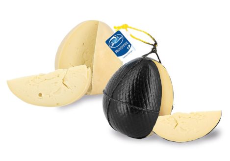 Le Provolone Ou Le Fromage Italien De Provola Fabriqué En Sicile Avec Les  Pistaches Vertes Savoureuses De Bronte a Servi Sur La F Photo stock - Image  du morceau, vert: 154074776